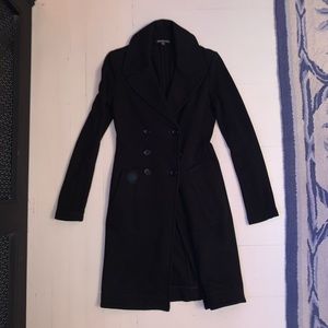 James Perse black pea coat